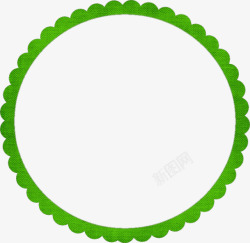 绿色圆形环素材
