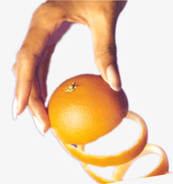 剥开皮的橘子素材