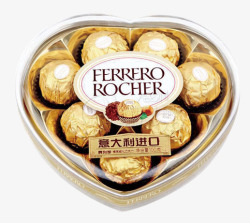 心型巧克力礼盒费列罗榛果威化巧克力8高清图片