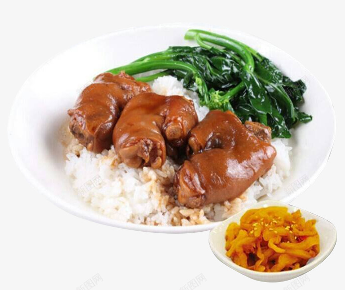 美食猪脚饭png免抠素材_88icon https://88icon.com 产品实物 搭配 猪手饭 猪脚 猪脚饭 美味 美食
