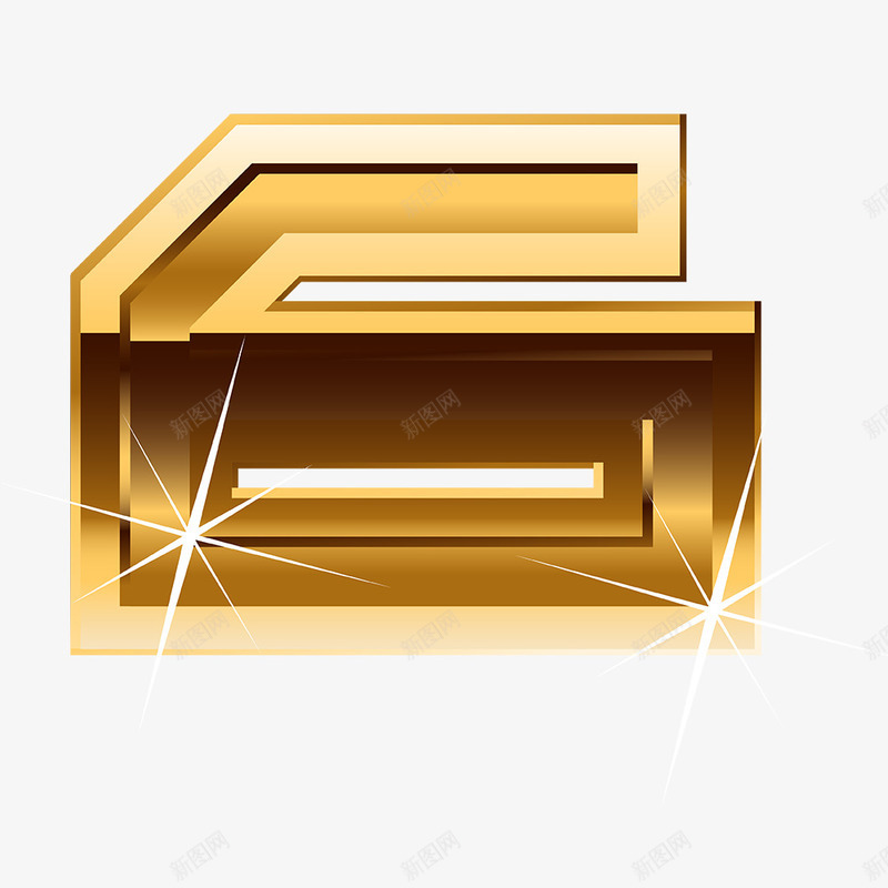 金色阿拉伯数字6png免抠素材_88icon https://88icon.com 6 光芒 创意 数学 金色的 闪亮 阿拉伯数字
