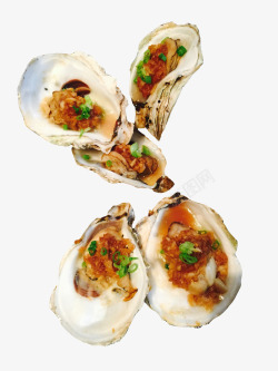 有食欲的烤生蚝素材