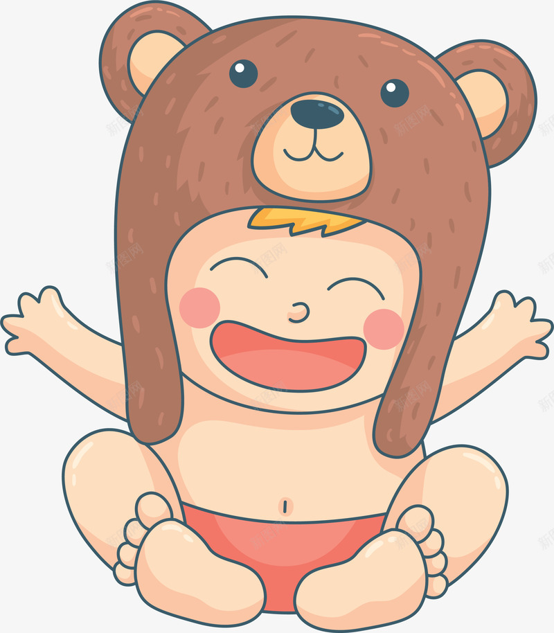 卡通可爱大笑的婴儿png免抠素材_88icon https://88icon.com 可爱英文 国际微笑日 婴儿 婴儿插画 微笑 母婴店 母婴海报