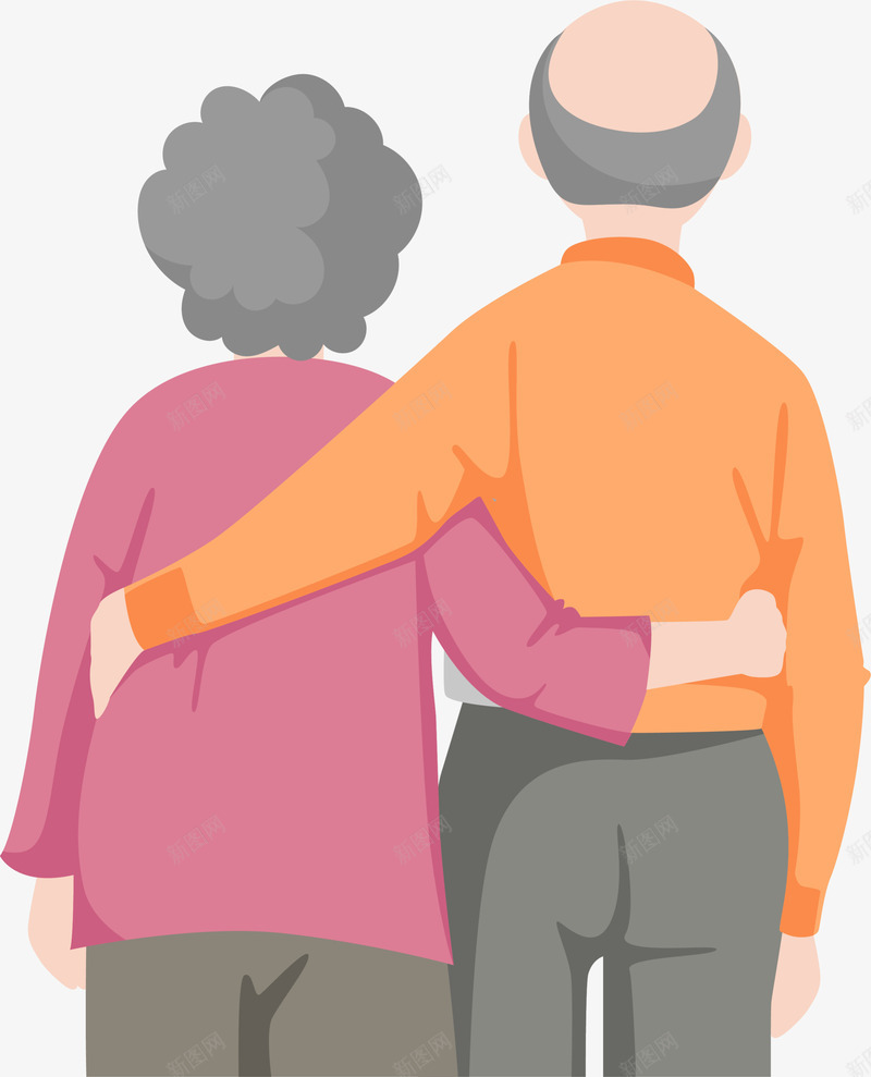 国际家庭日爷爷奶奶png免抠素材_88icon https://88icon.com 国际家庭日 我的家人 搂着腰 时尚奶奶 爱情 爷爷奶奶 甜蜜蜜 老人相伴 老伴 老夫老妻 背影家庭