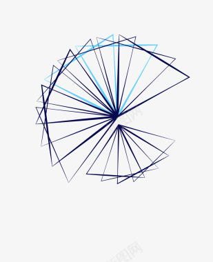 科技背景灰卡通扁平化科技LOGO圆环图标图标