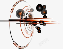 科技抽象圆环光素材