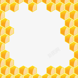 蜂巢图案素材