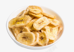 脱水水果干香蕉片素材