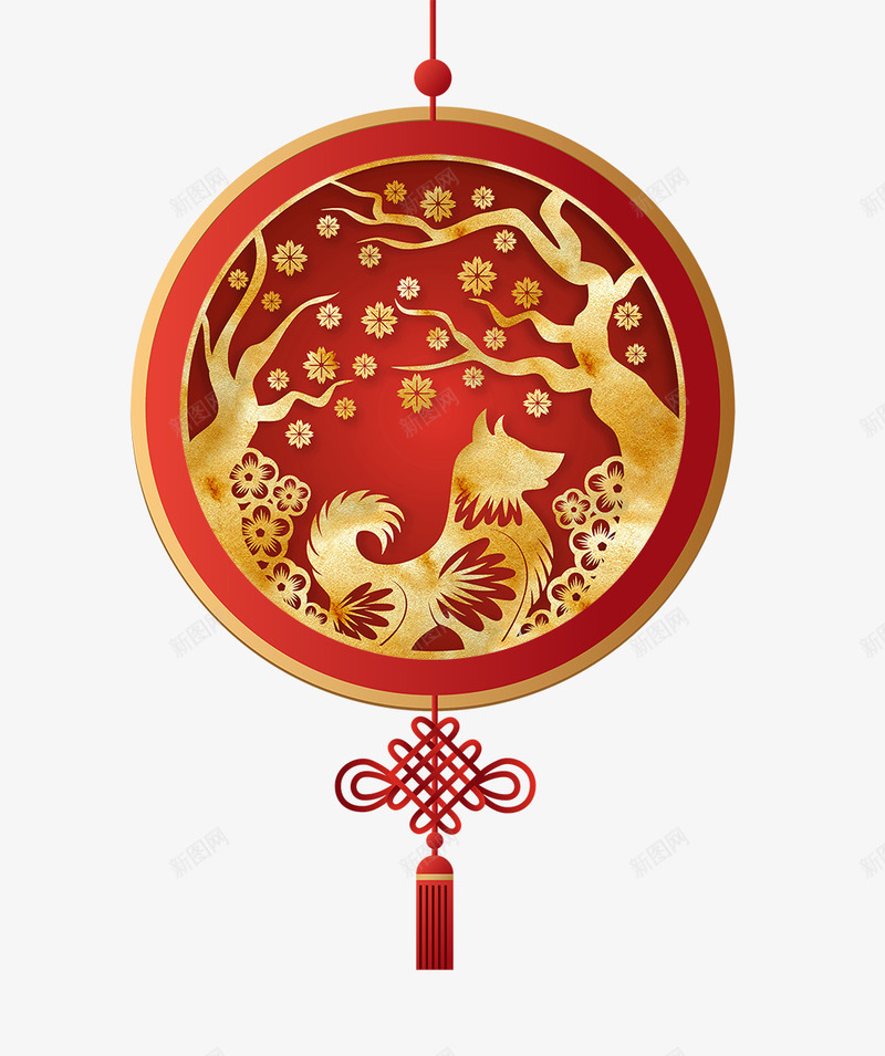 狗年3D微立体狗形象挂饰psd免抠素材_88icon https://88icon.com 2018年 3D微立体 喜庆 新年 春节 狗年 狗形象 节日 过年