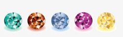 各种彩色钻石矢量图素材