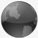 全球行星世界地球水晶BW插件素材