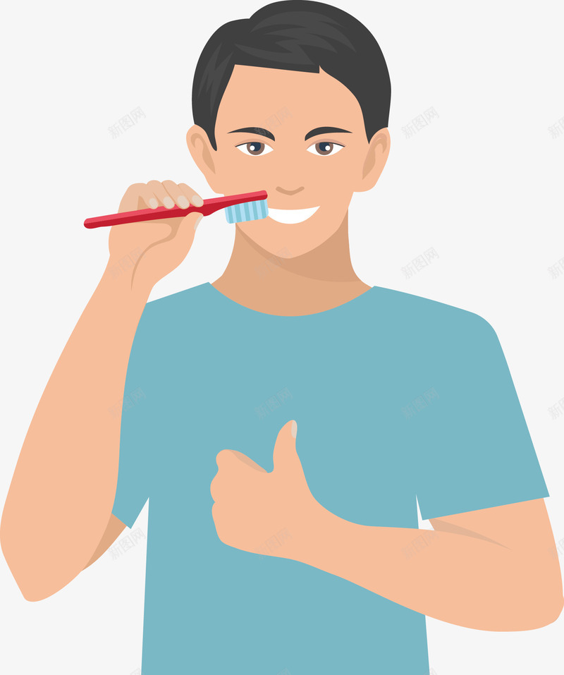 刷牙的男孩png免抠素材_88icon https://88icon.com 儿童 儿童刷牙 卡通人物 小孩 洗漱