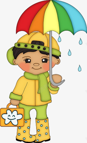 卡通儿童雨天形象png免抠素材_88icon https://88icon.com 下雨天 卡通手绘 小孩儿童 撑雨伞