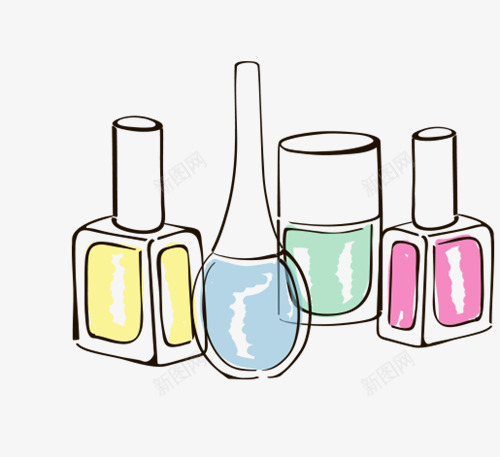 各种指甲油png免抠素材_88icon https://88icon.com 指甲油 漂亮的指甲油 粉色绿色 蓝色黄色