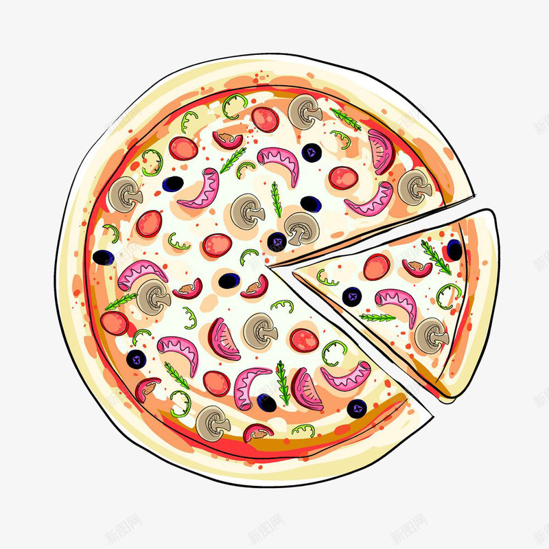 披萨海报png免抠素材_88icon https://88icon.com PIZZA 厨师 快餐 披萨海报 美味 美食 西餐 餐饮