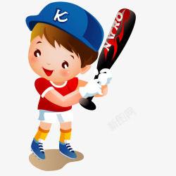 棒球运动儿童卡通棒球运动儿童高清图片