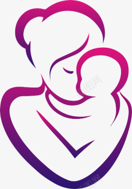 婴儿孕婴图标图标