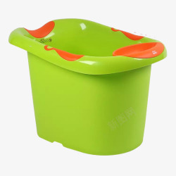 婴儿浴盆绿色素材