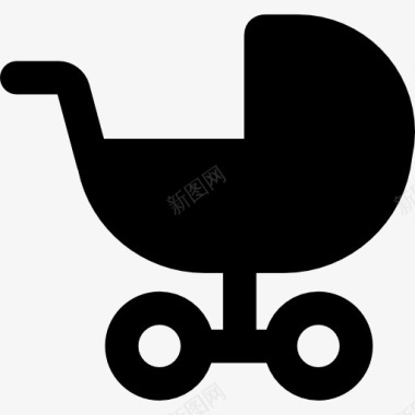 婴儿车图标图标