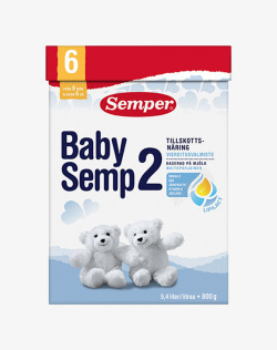Semper森宝新生儿配方奶粉2段素材