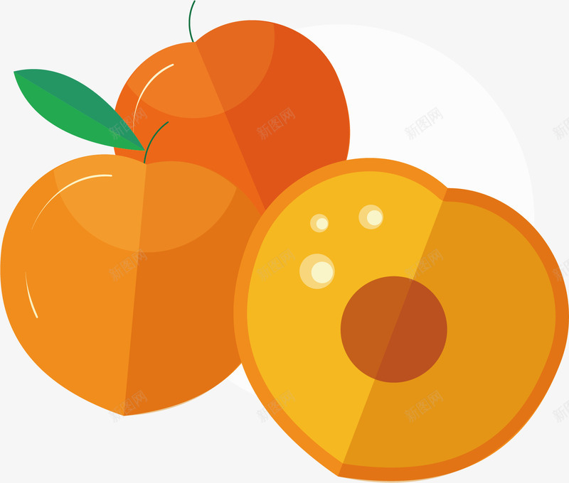 美味的黄色杏子矢量图ai免抠素材_88icon https://88icon.com 卡通手绘 杏子 水果 维生素 美味的 食物 黄色 矢量图
