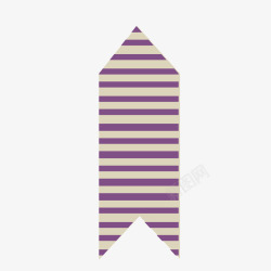 紫色条纹竖向箭号素材