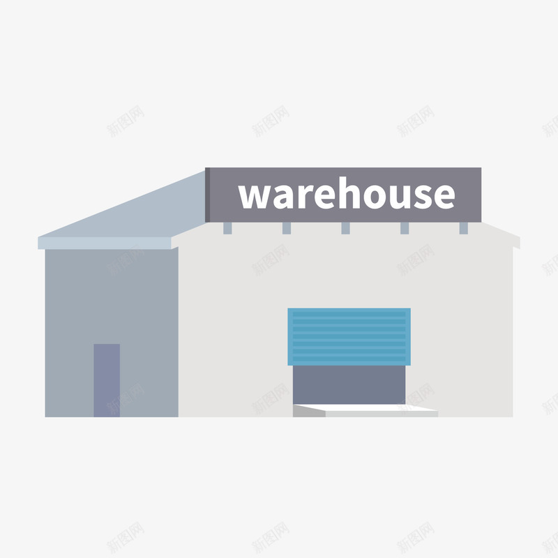 灰色卡通扁平化仓库元素png免抠素材_88icon https://88icon.com 仓库 卡通几何 商务 图像 快递 暂时 灰色 物流 英文