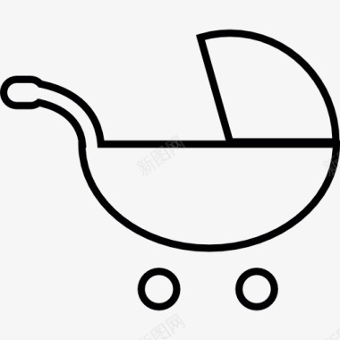 婴儿温度计婴儿手推车图标图标