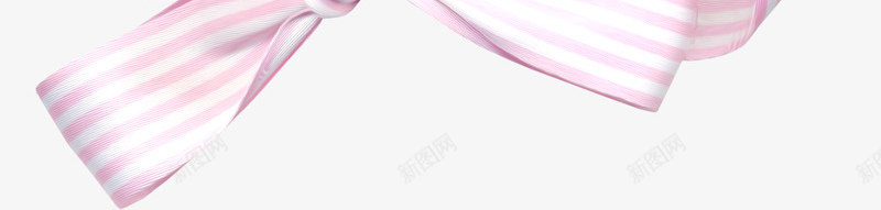 条纹粉色编织飘带png免抠素材_88icon https://88icon.com 粉色条纹 粉色飘带 编织绳 蝴蝶结 飘带