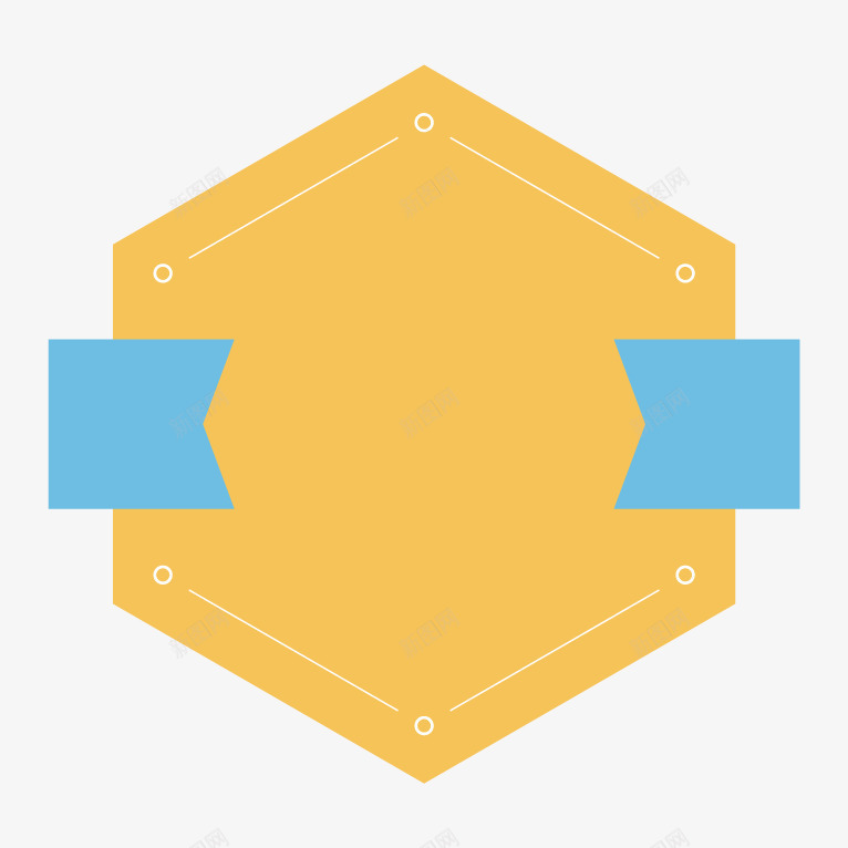 创意PPT框线菱形徽章png免抠素材_88icon https://88icon.com 徽章 框线 菱形