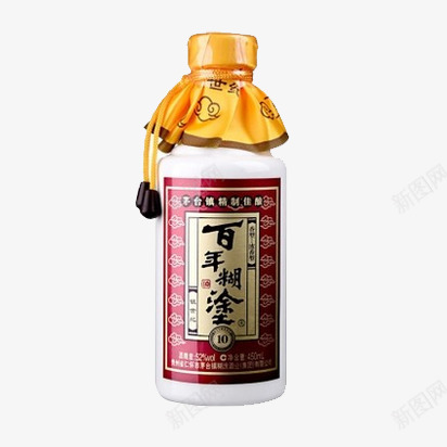 百年糊涂png免抠素材_88icon https://88icon.com 产品实物 白酒 百年糊涂 银世纪