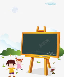 小孩子上学素材