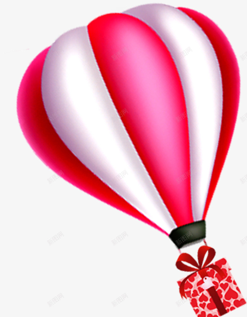 条纹卡通海报热气球png免抠素材_88icon https://88icon.com 卡通 条纹 海报 热气球