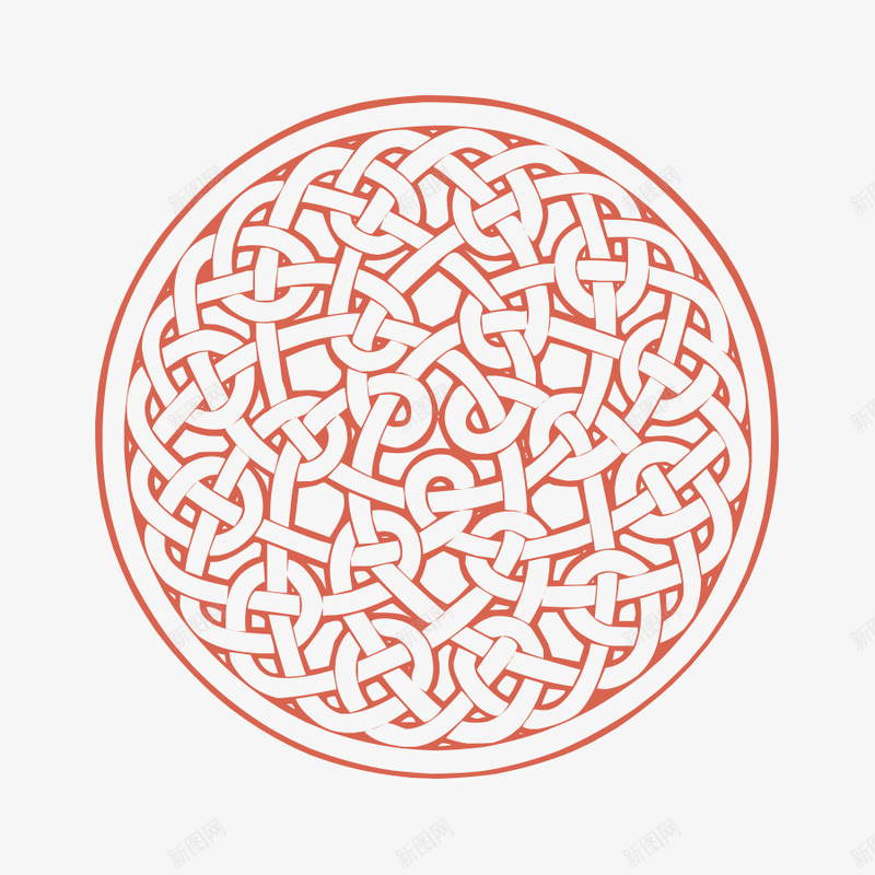圆环复古png免抠素材_88icon https://88icon.com 中国风 圆环 纹理png