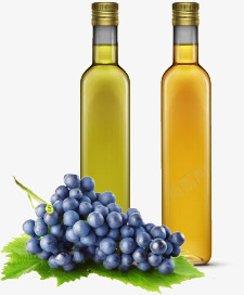 洋酒葡萄水果素材