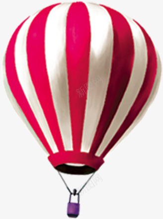 近景红色条纹热气球png免抠素材_88icon https://88icon.com 条纹 热气球 红色 近景