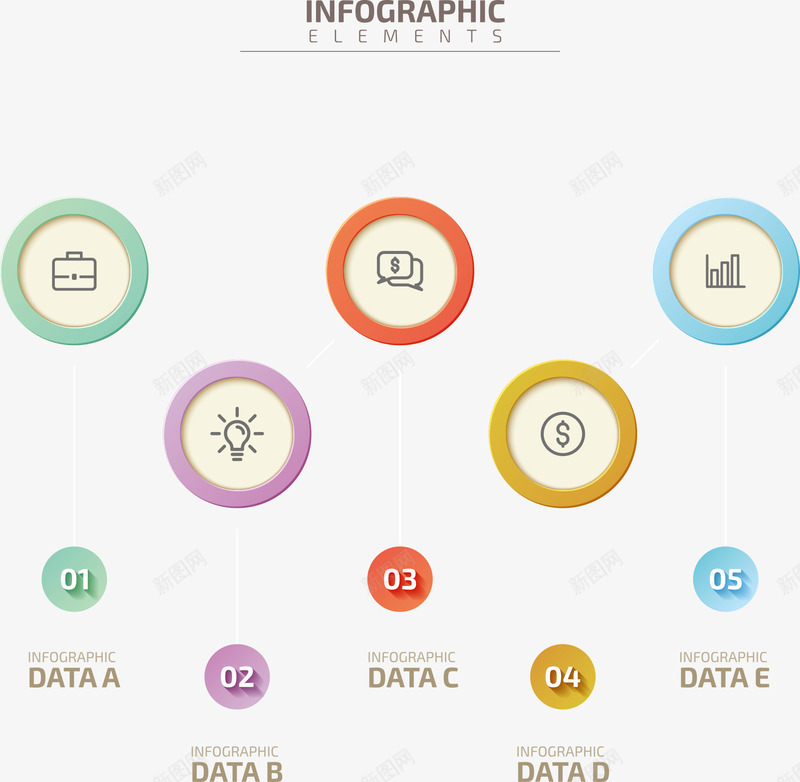 圆环数字演示图形矢量图eps免抠素材_88icon https://88icon.com PPT图形 PPT图表 信息图表 商务信息 圆环数字 演示图形 矢量图