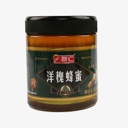 生活食品黑色蜂蜜罐高清图片