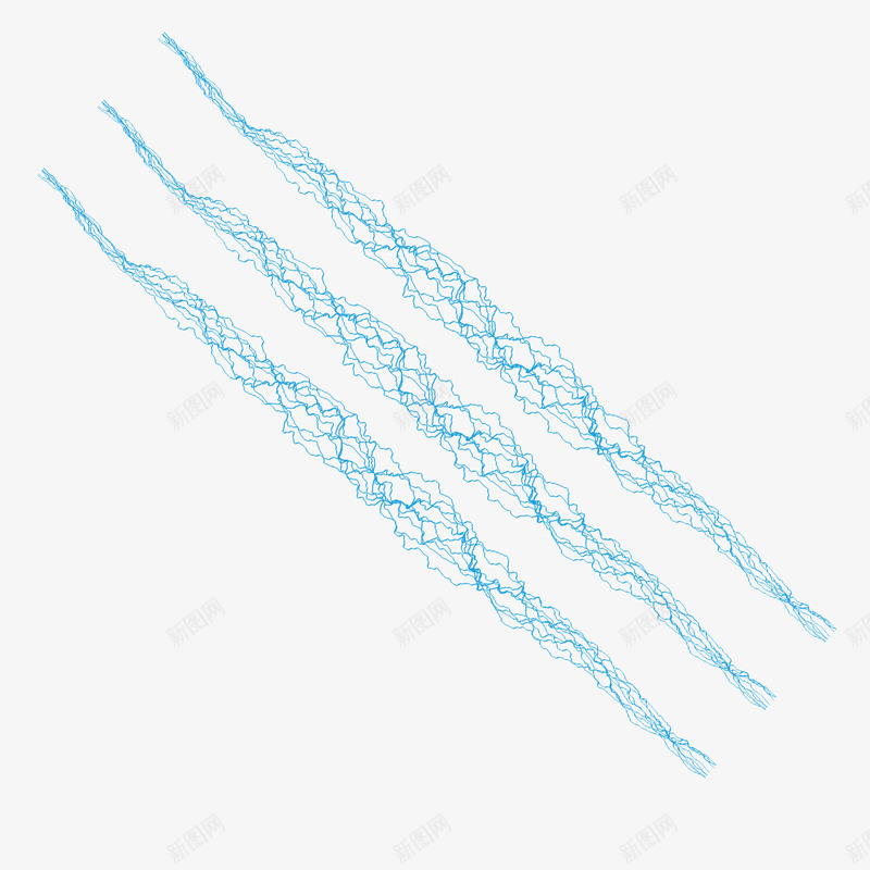 超声波蓝色质感线条矢量图ai免抠素材_88icon https://88icon.com 线条 蓝色 质感 超声波 矢量图