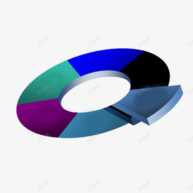 立体圆环信息图表png免抠素材_88icon https://88icon.com PPT透明PNG素材 信息图表 圆环 多边形免费PNG下载 工作总结装饰图案 立体 蓝色