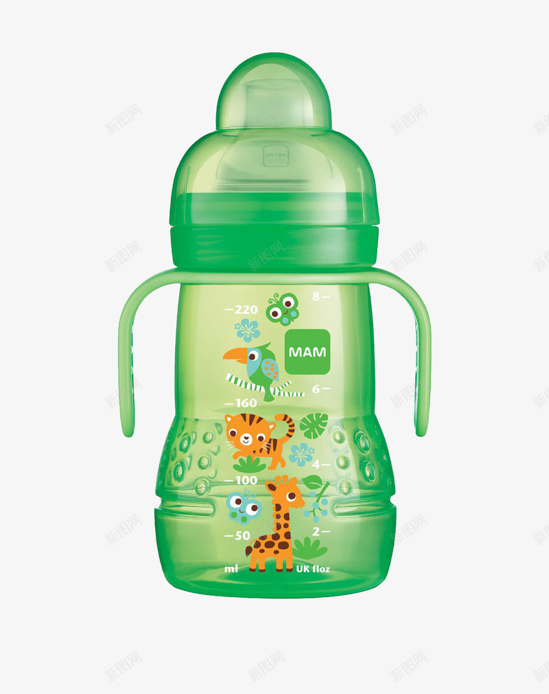 MAM防滴漏奶瓶水杯二合一png免抠素材_88icon https://88icon.com MAM 产品实物 婴儿用品 绿色 防滴漏奶瓶水杯二合一