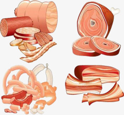 屠宰肉类素材