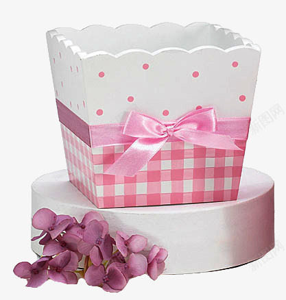 礼物盒子png免抠素材_88icon https://88icon.com 储物盒 条纹盒子 粉色盒子 绸带 花朵