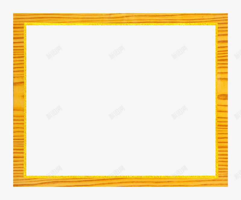 黄色实木画框摄影png免抠素材_88icon https://88icon.com 实物 家具 木条框 框架 画廊木质相框 长方形木框 黄色实木画框摄影