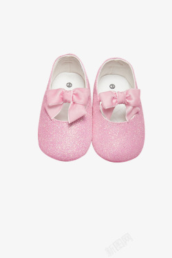 粉色女婴鞋素材