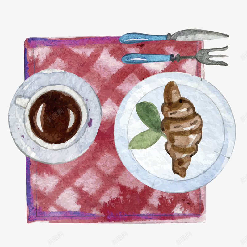 吃早餐png免抠素材_88icon https://88icon.com 免扣 咖啡 布面桌垫 彩绘 条纹桌垫 海报 牛角面包 用餐 矢量单个 餐垫