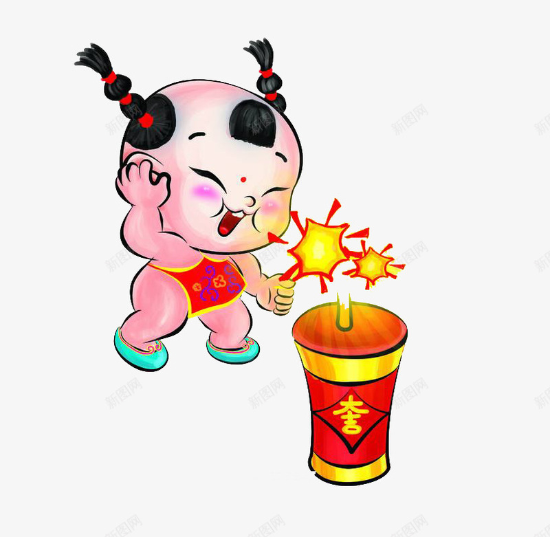 卡通孩子放鞭炮图png免抠素材_88icon https://88icon.com 卡通 可爱的 小孩 年味 插图 放鞭炮 玩耍的 过年