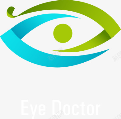 医院医疗护士眼睛医疗logo图标图标