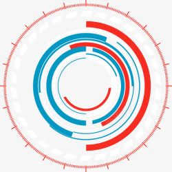 电子科技圆环素材