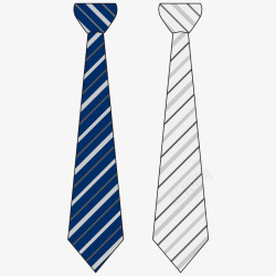 条纹商务人士领带素材